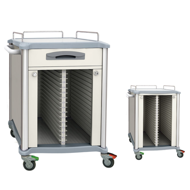 HL D421B 11 Patient File Trolley