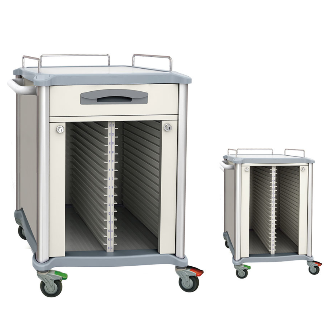 HL D421B 11 Patient File Trolley HL D421B 11 Patient File Trolley