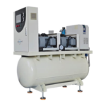 Skid mounted oil free scroll air compressor