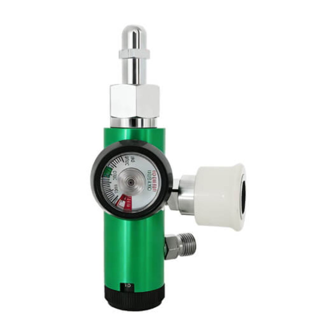 Click Style CGA540 Regulator with Schrader Outlet