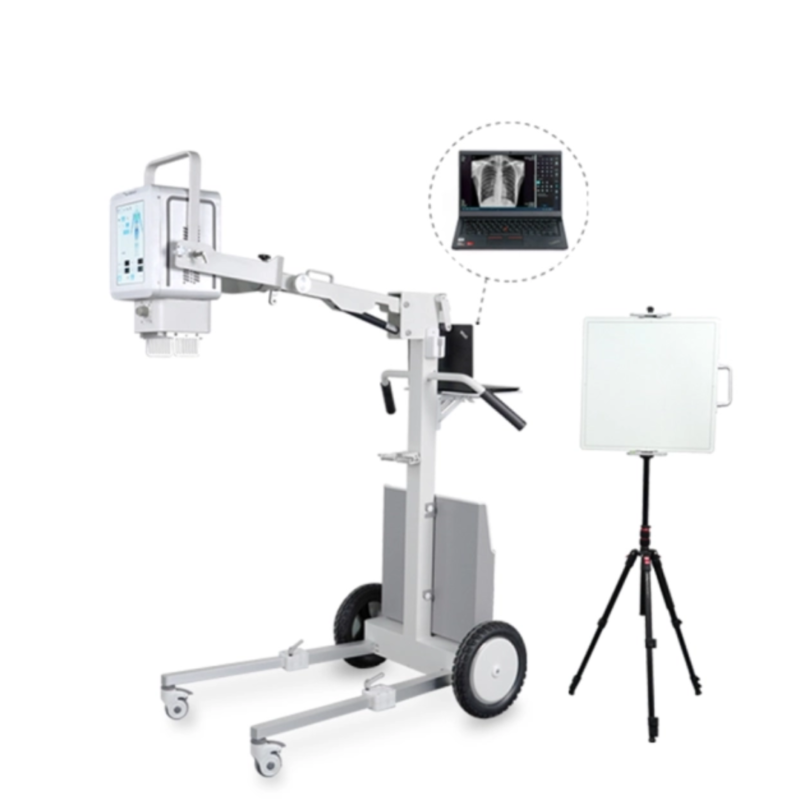 Digital Portable X Ray Machine with DR 5.6KW Medical Radiography Machine