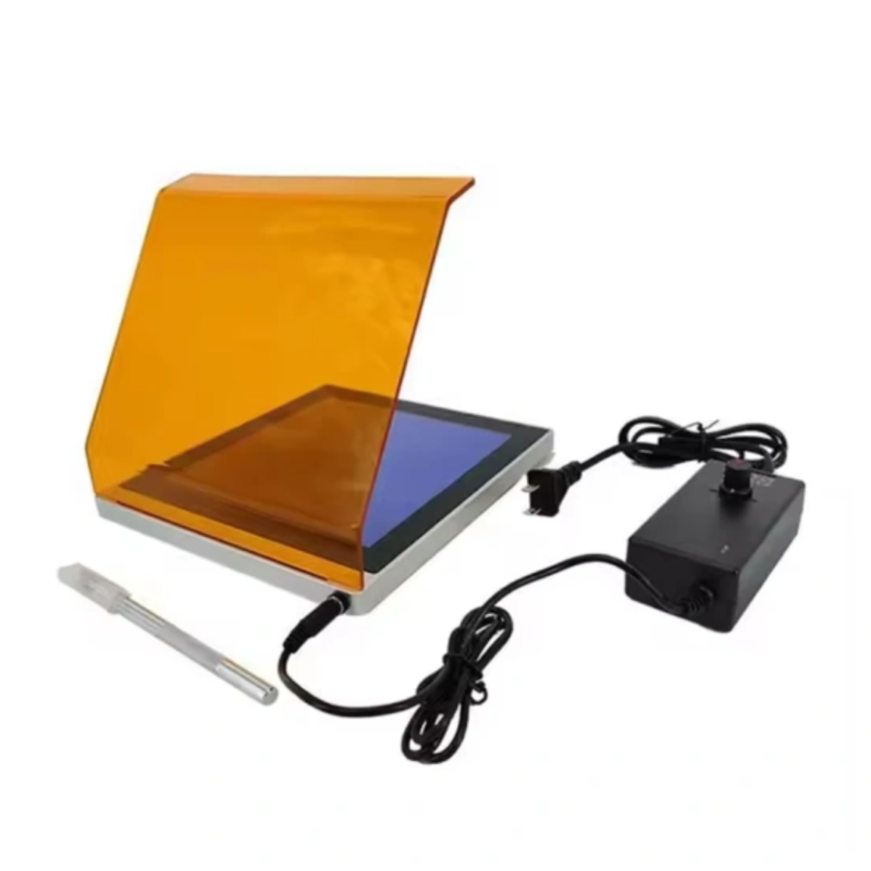 Electric Transilluminator with Blue LED Light for Laboratory Proteins and Nucleic Acids Analysis
