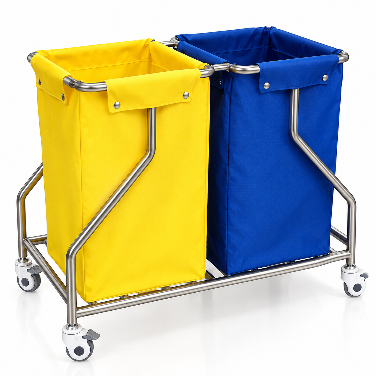 FTLHB WWC95 Double Bag Laundry Collecting Trolley