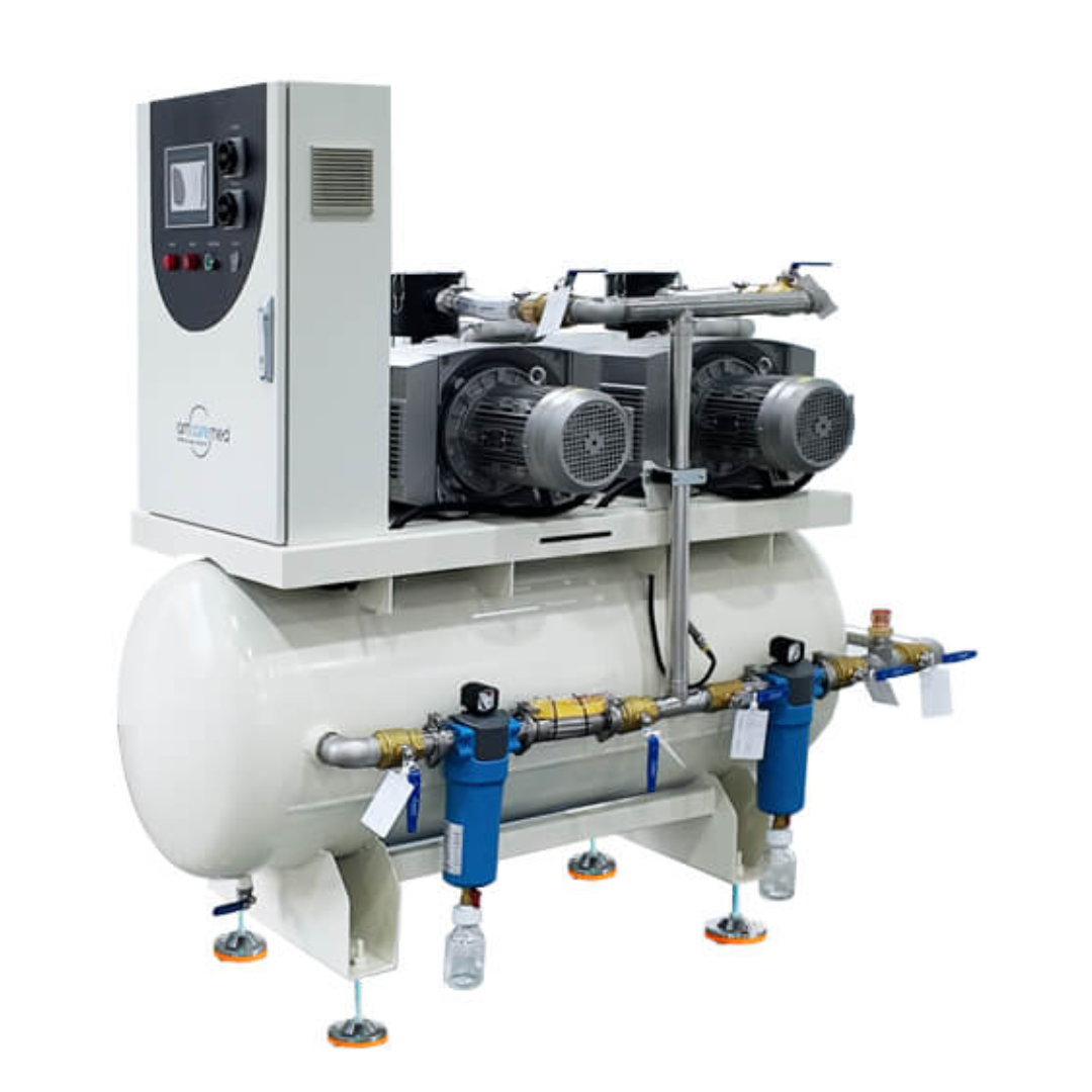 Horizontal Oil Free Rotary Vane Medical Vacuum System Horizontal Oil Free Rotary Vane Medical Vacuum System