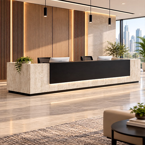 Reception desk